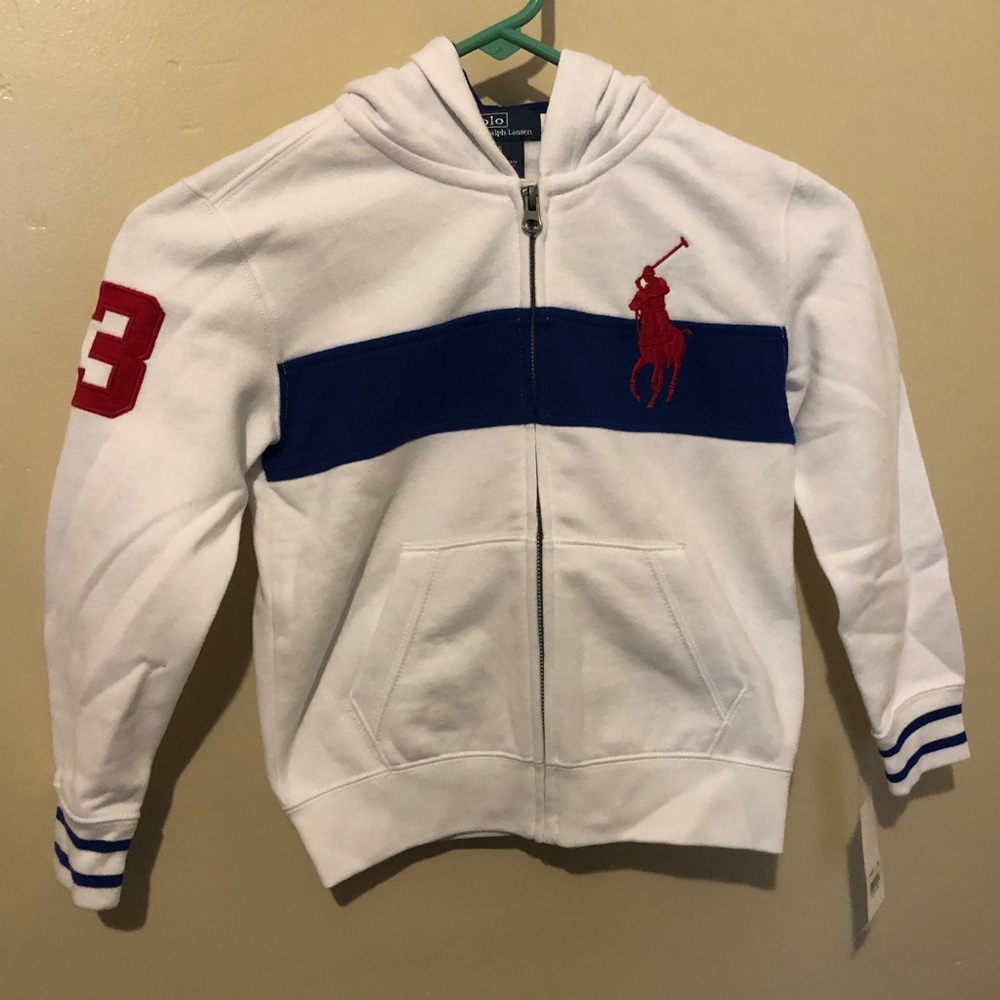 kids polo hoodie